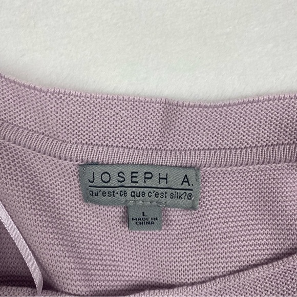 Joseph A Sweater Womens Large Purple Pullover Crewneck Sweatshirt Casual - Picture 7 of 9